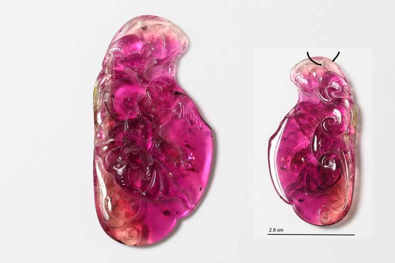 Tourmaline Carved Beads